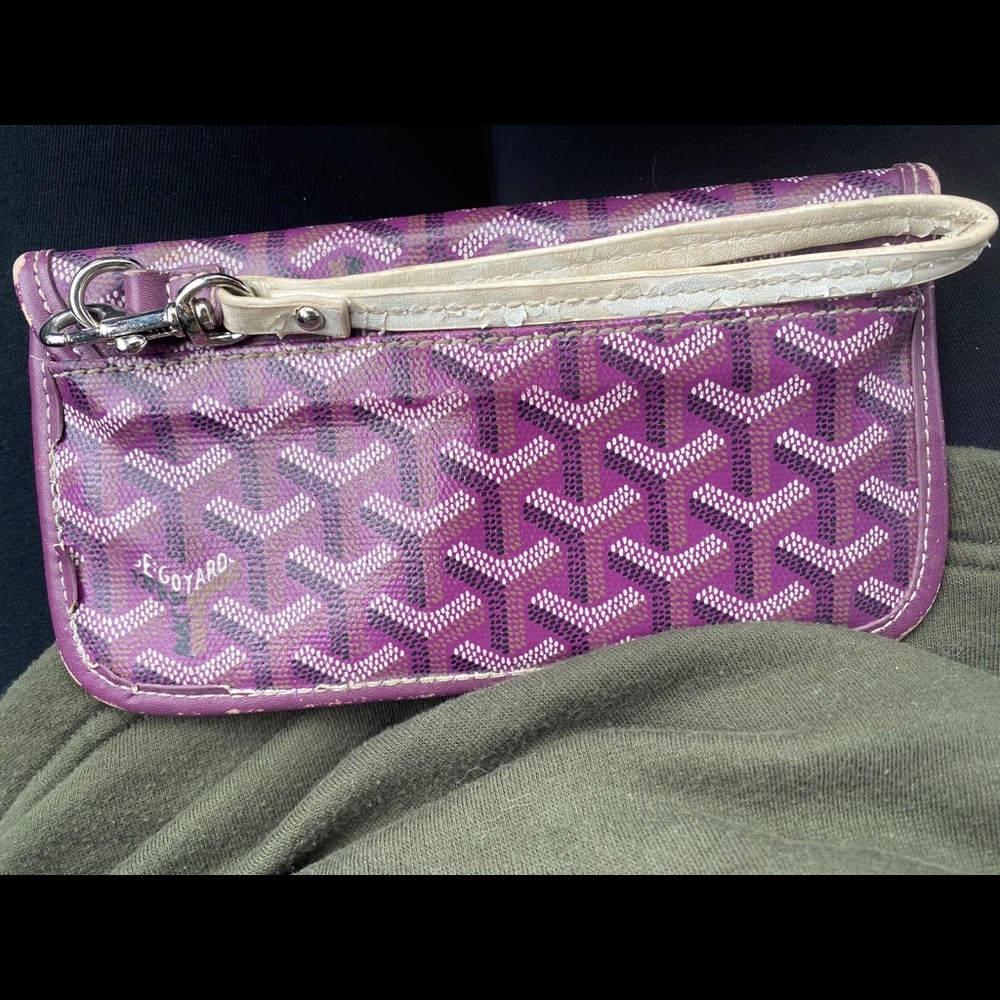 Goyard wristlet.